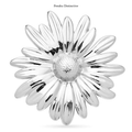 PENDRA Daisyelle 2-Color Stainless Steel Daisy Brooch