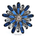PENDRA Daisyelle Crystal Daisy Flower Brooch