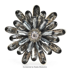 PENDRA Daisyelle Crystal Daisy Flower Brooch