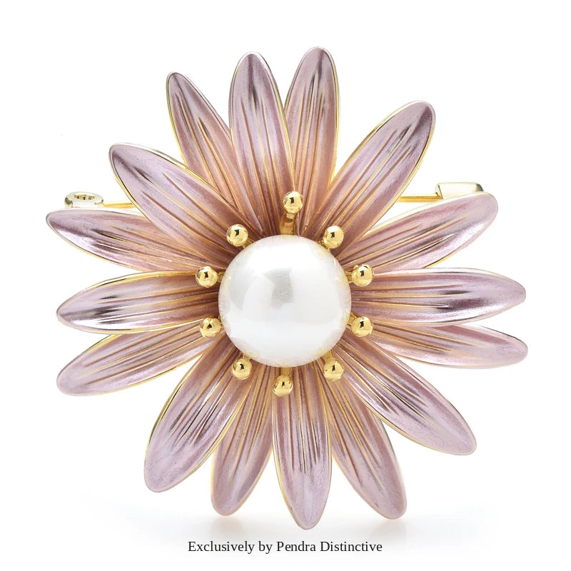 PENDRA Daisyelle Daisy Flower Brooch