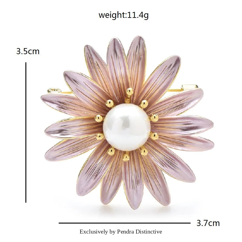 PENDRA Daisyelle Daisy Flower Brooch