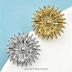 PENDRA Daisyelle Metal Daisy Brooch