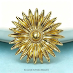 PENDRA Daisyelle Metal Daisy Brooch