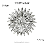 PENDRA Daisyelle Metal Daisy Brooch