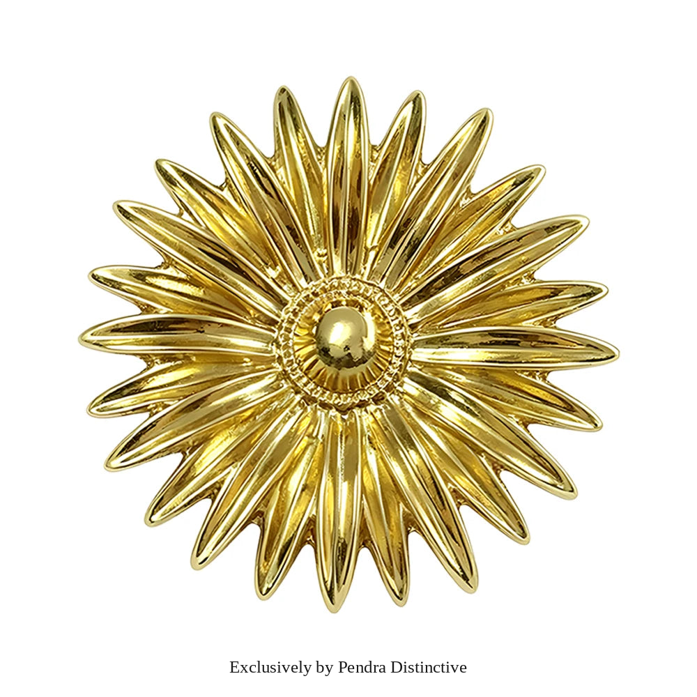 PENDRA Daisyelle Metal Daisy Brooch