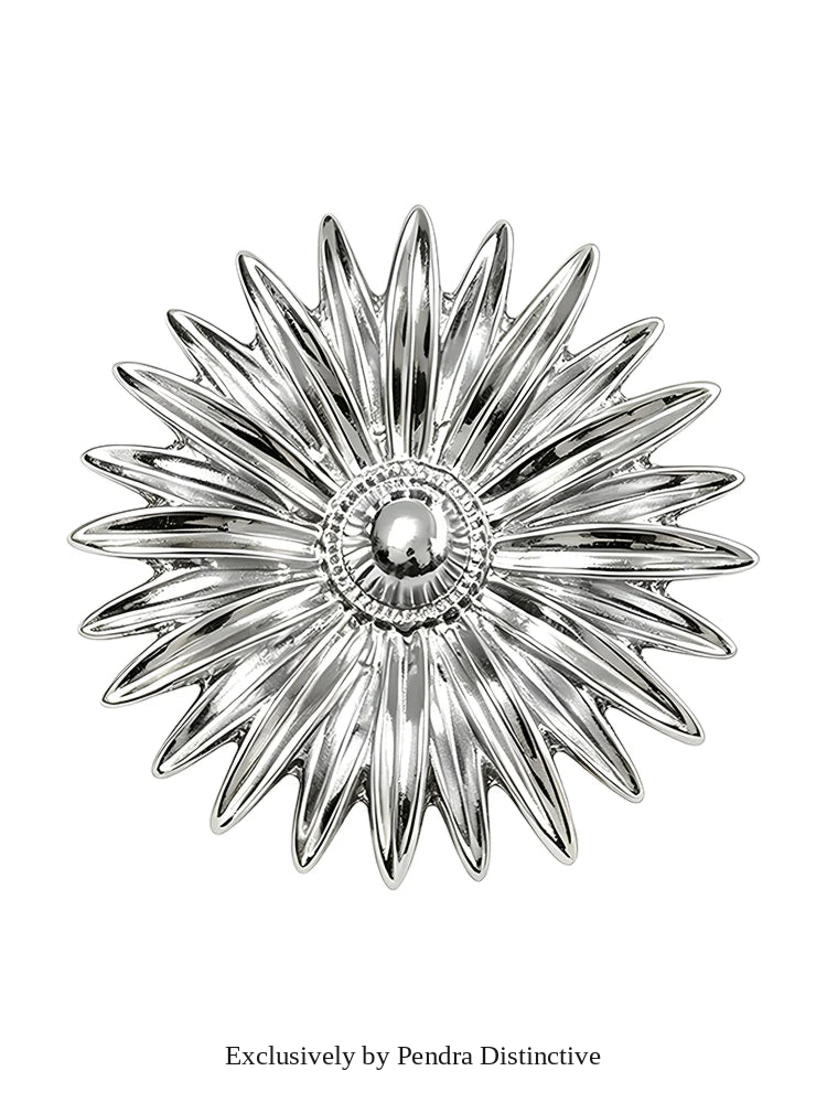 PENDRA Daisyelle Metal Daisy Brooch