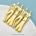 PENDRA Vintage Dancers Character Brooch