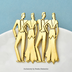 PENDRA Vintage Dancers Character Brooch