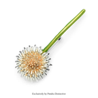 PENDRA Dandelia Green Enamel Dandelion Brooch
