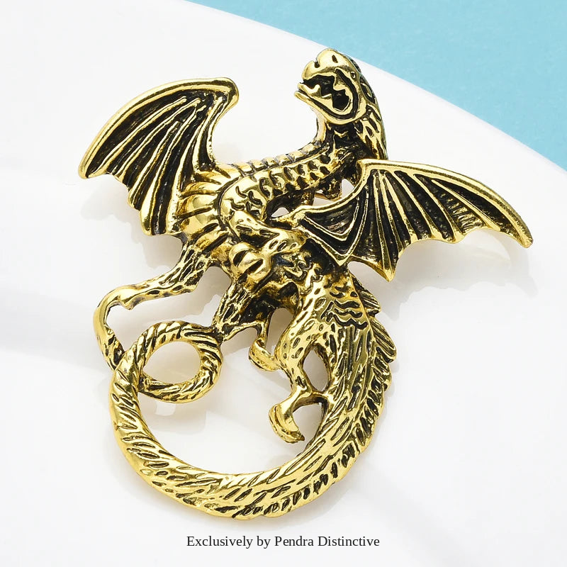 PENDRA Dravelle Dragon Brooch