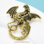 PENDRA Dravelle Dragon Brooch