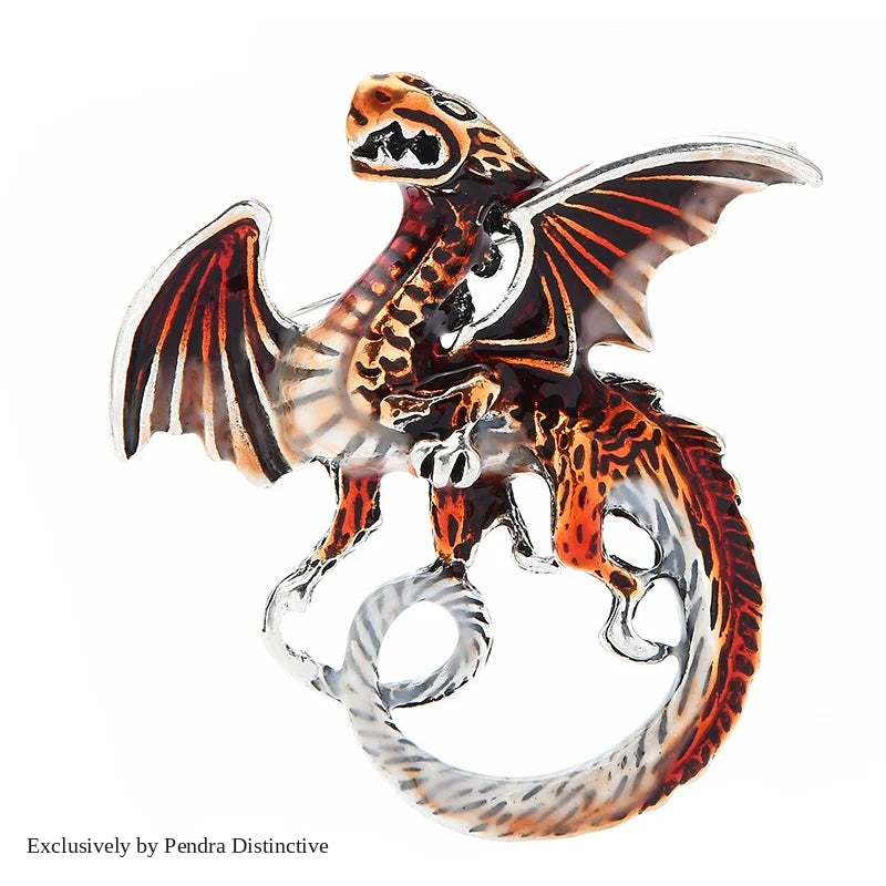 PENDRA Dravelle Dragon Brooch