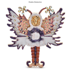PENDRA Vintage Winter Elf Brooch