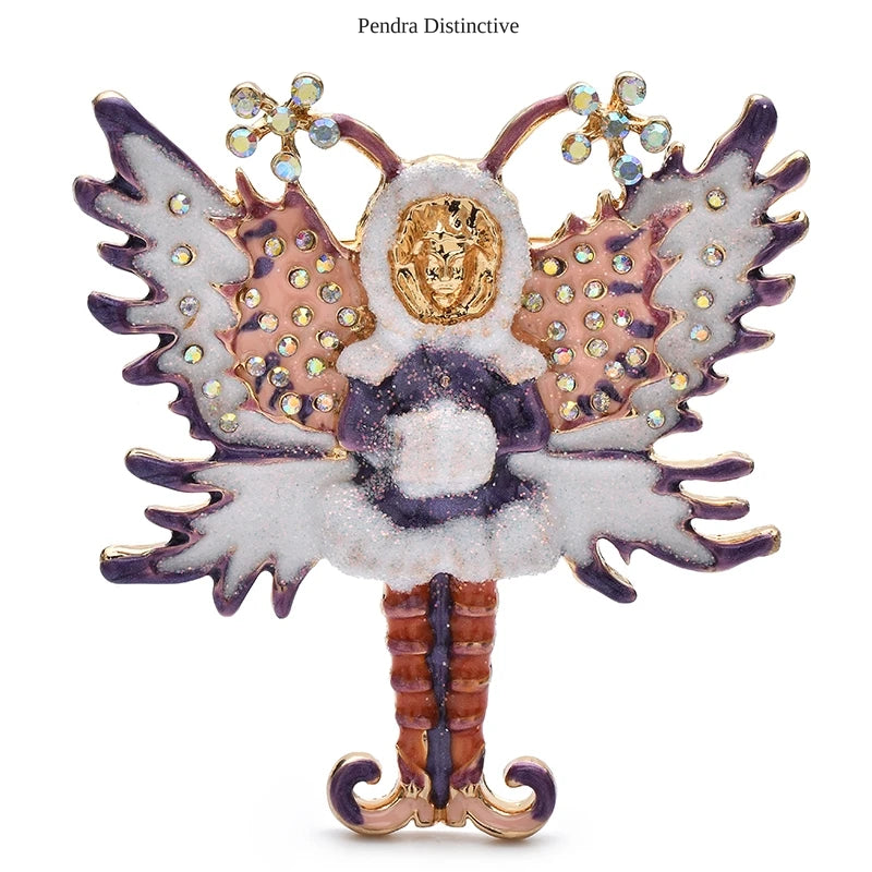 PENDRA Vintage Winter Elf Brooch