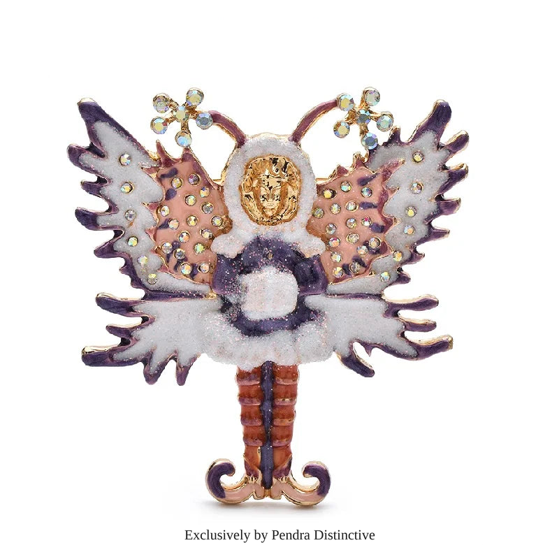 PENDRA Vintage Winter Elf Brooch