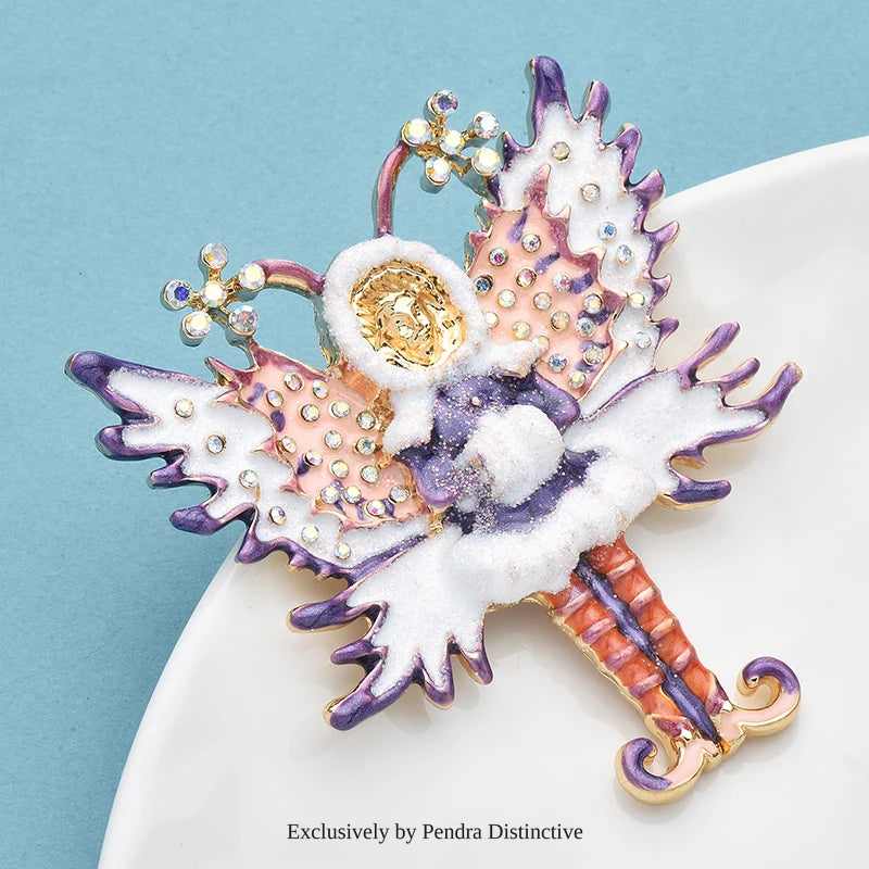 PENDRA Vintage Winter Elf Brooch