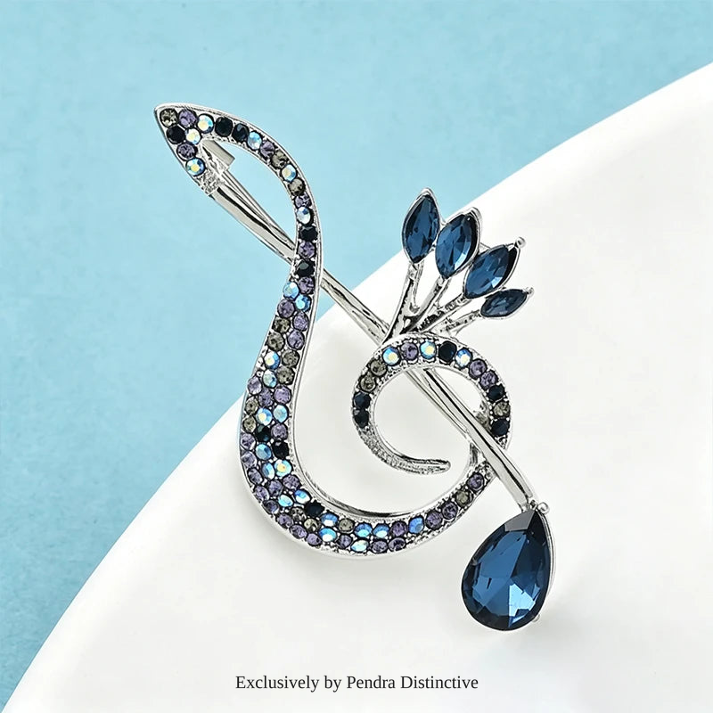 PENDRA Classic Eye Musical-note Brooch