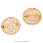 PENDRA Famous Picture Round Brooch