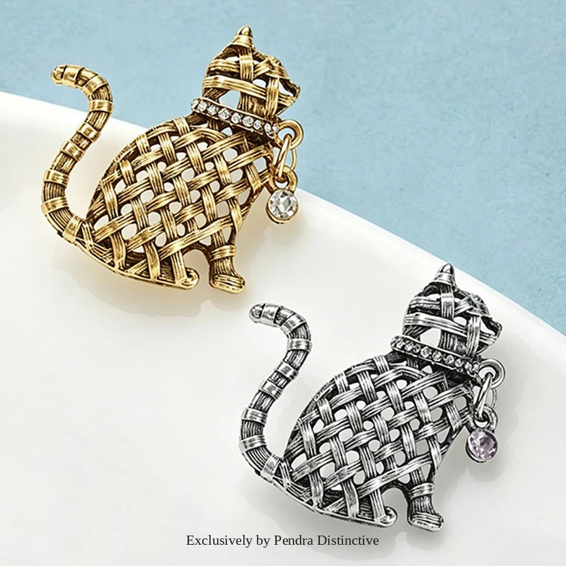 PENDRA Felina2 Cat Brooch