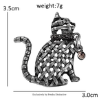 PENDRA Felina2 Cat Brooch