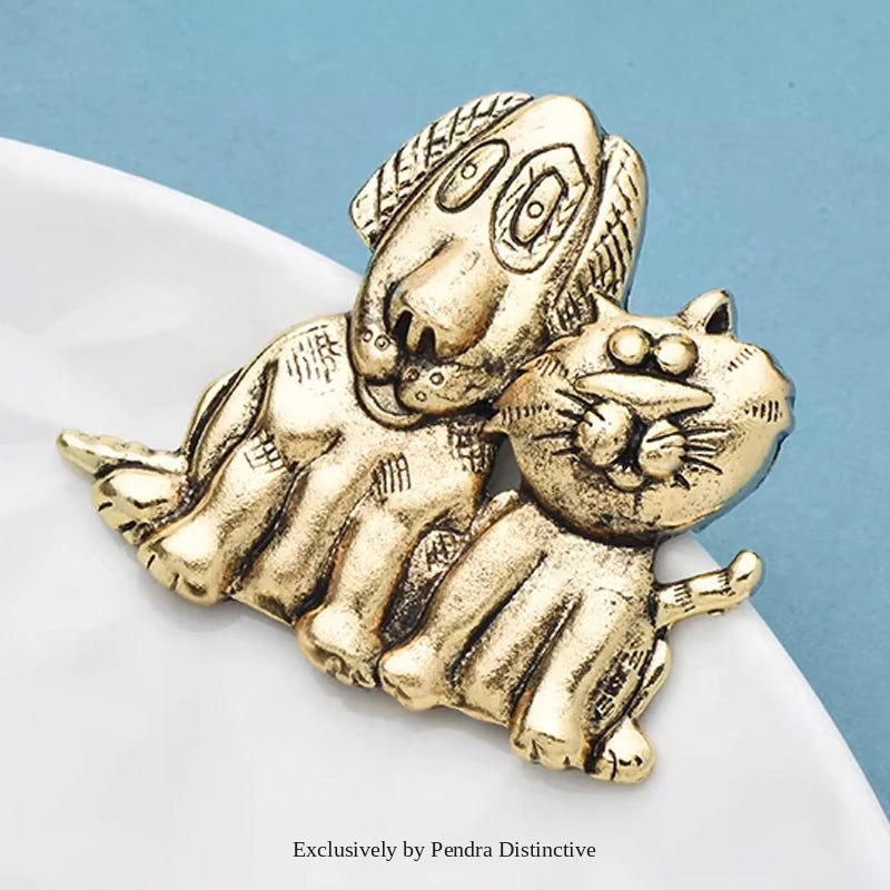 PENDRA Felina3 Cat Brooch