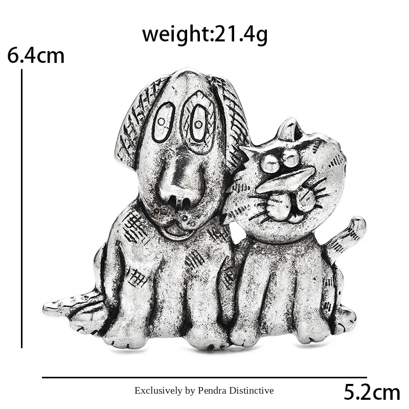 PENDRA Felina3 Cat Brooch