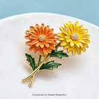PENDRA Flora April Birthday Flower Brooch