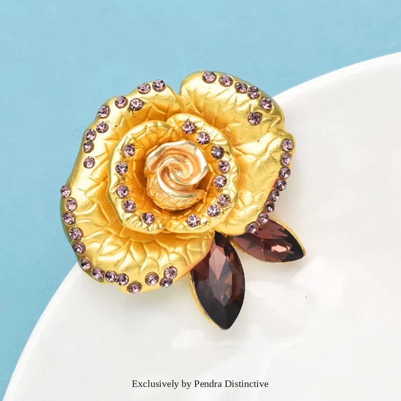 PENDRA Florabelle Charming Flower Brooch