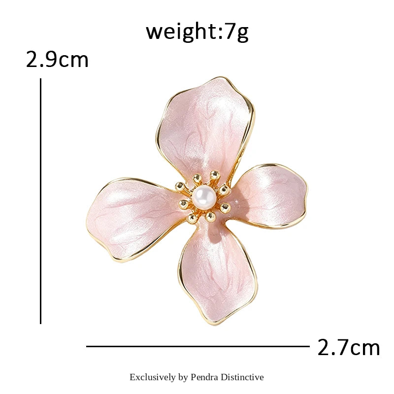 PENDRA Floracollar 2-Color Flower Collar Pin