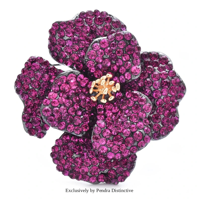 PENDRA Floradouble Luxury Double-Layer Flower Brooch