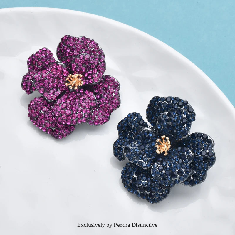 PENDRA Floradouble Luxury Double-Layer Flower Brooch