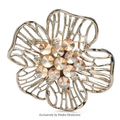 PENDRA Florahollow Hollow-Out Flower Brooch