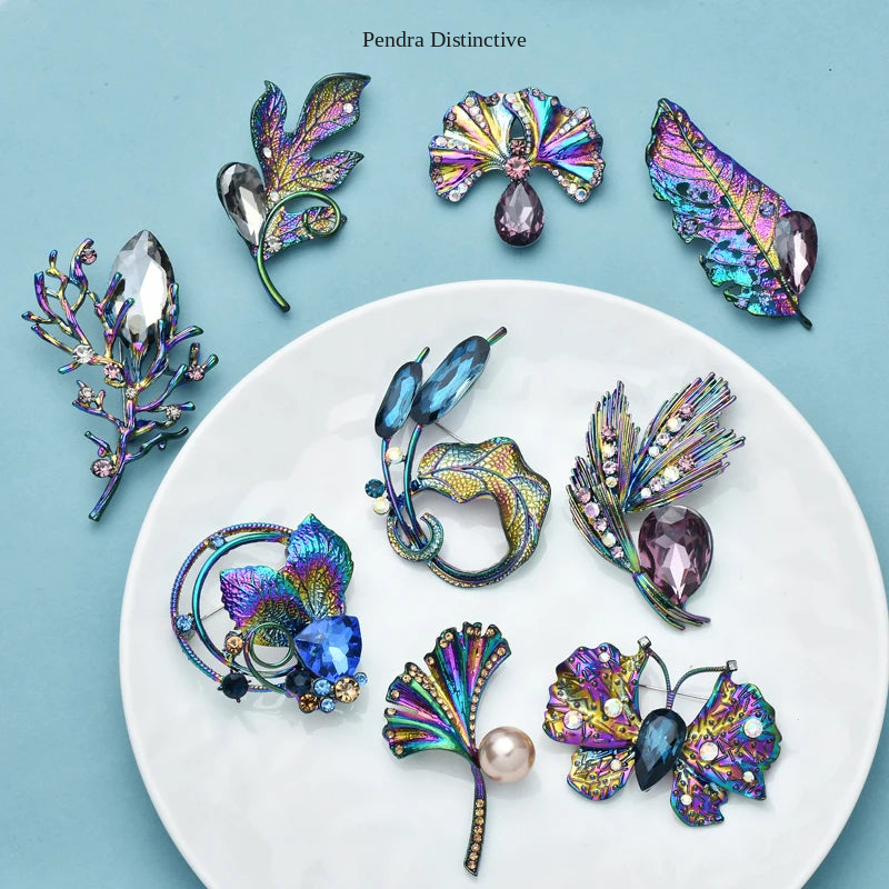 PENDRA Floramix Multidesign Flower Brooch