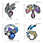 PENDRA Floramix Multidesign Flower Brooch