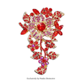 PENDRA Floraspark Big Sparkling Flower Brooch