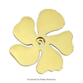 PENDRA Florasteel Stainless Steel Flower Brooch