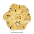 PENDRA Florasteel Stainless Steel Flower Brooch