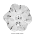 PENDRA Florasteel Stainless Steel Flower Brooch