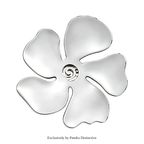 PENDRA Florasteel Stainless Steel Flower Brooch