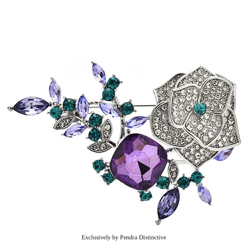 PENDRA Floravelle Luxury Flower Brooch