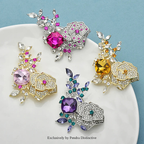 PENDRA Floravelle Luxury Flower Brooch