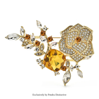 PENDRA Floravelle Luxury Flower Brooch