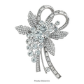 PENDRA Floravie Elegant Flower Brooch