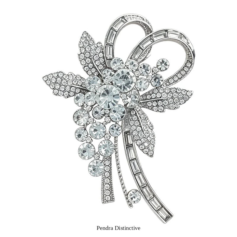 PENDRA Floravie Elegant Flower Brooch