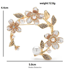 PENDRA Florawreath Beautiful Flower Wreath Brooch