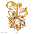 PENDRA Florielle11 Crystal Brooch