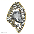 PENDRA Florielle12 Crystal Brooch