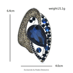 PENDRA Florielle12 Crystal Brooch