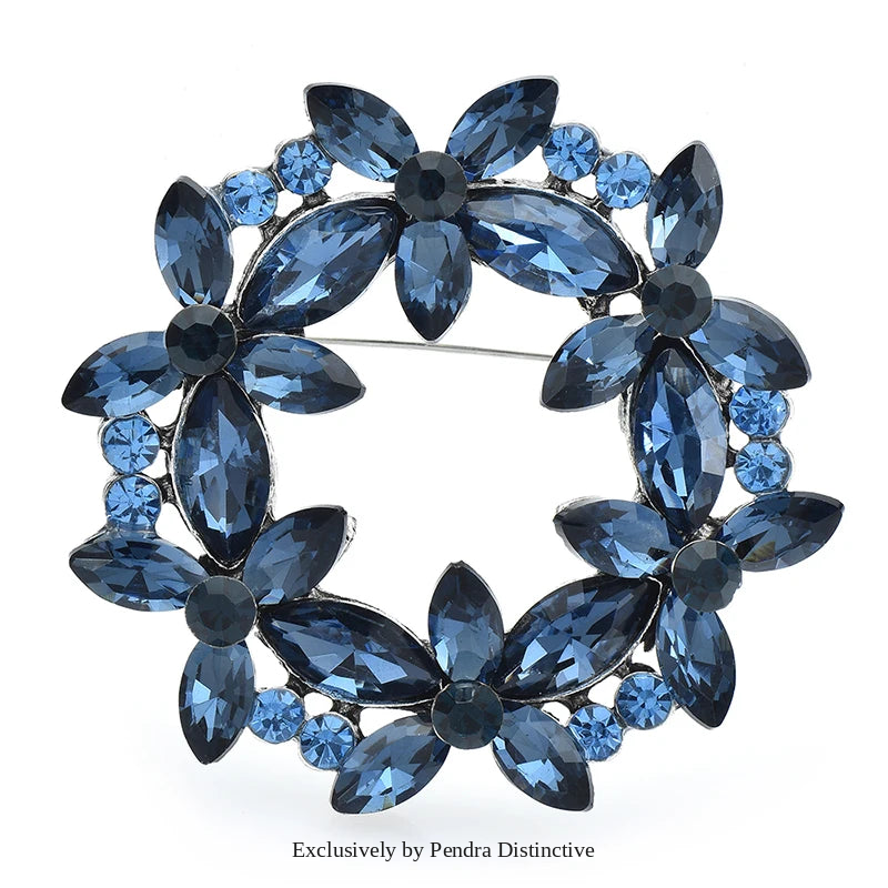 PENDRA Florielle13 Crystal Brooch
