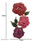 PENDRA Florielle13 Rhinestone Brooch